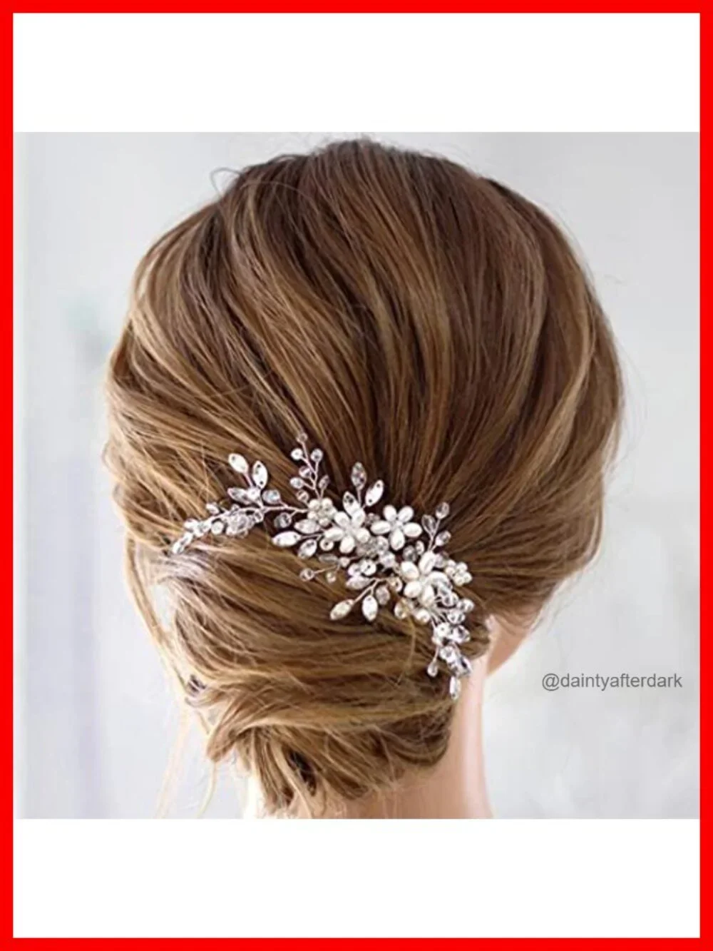 Vintage Pearl Wedding Hair Comb Bridal Hairpiece Hair Accessory